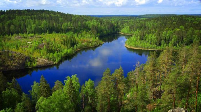 Красивейшие озера Ленинградской области