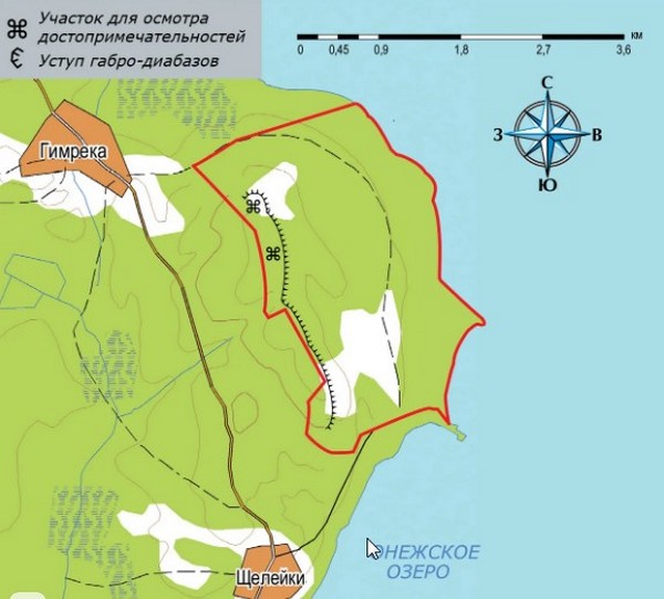 Карта памятника природы "Щелейки"