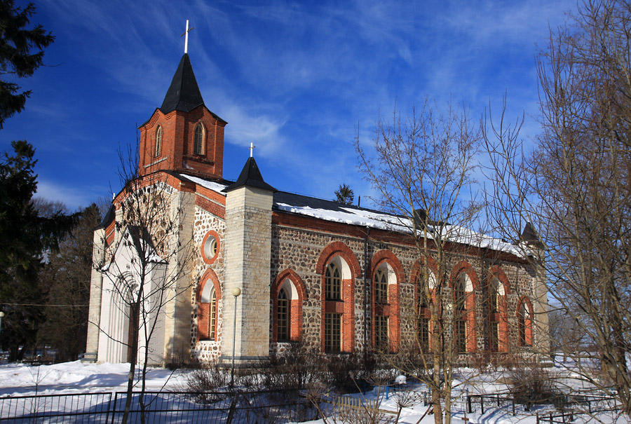 Лютеранская Кирха св. Иоанна Крестителя в д. Губаницы