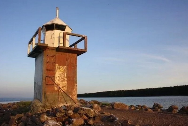 Один из маяков Берёзового архипелага
