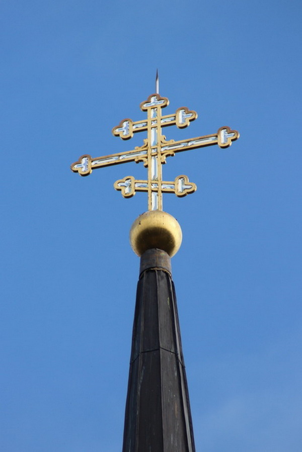 Крест на Никольской церкви, Кобона